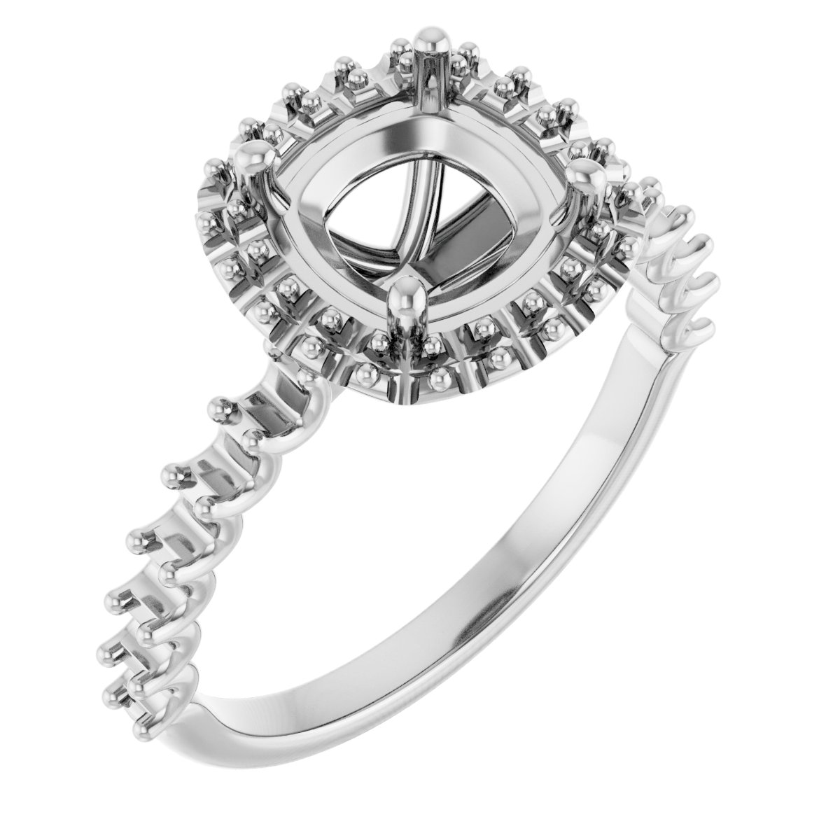 Halo-Style Engagement Ring