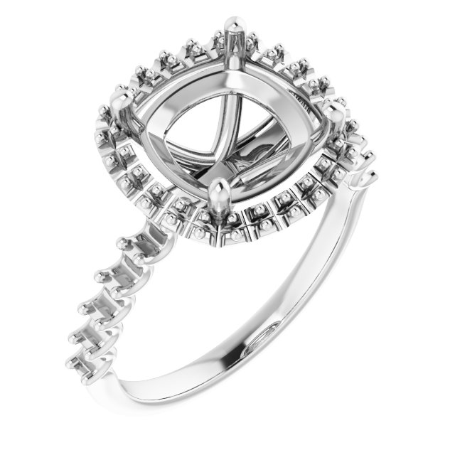 Halo-Style Engagement Ring