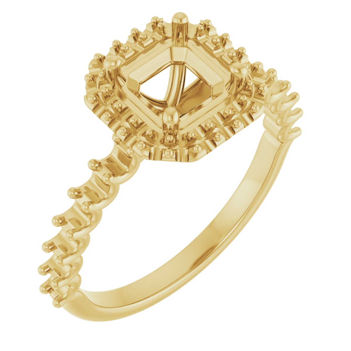 Halo-Style Engagement Ring