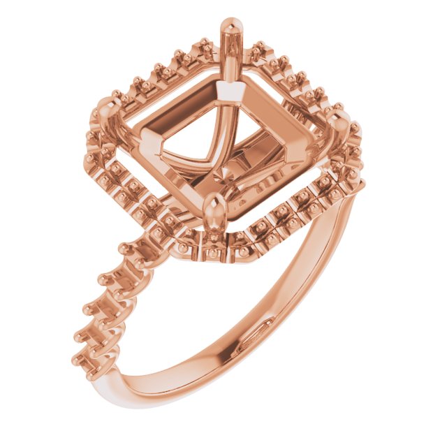 Halo-Style Engagement Ring