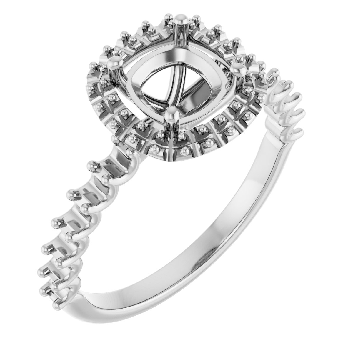 Halo-Style Engagement Ring