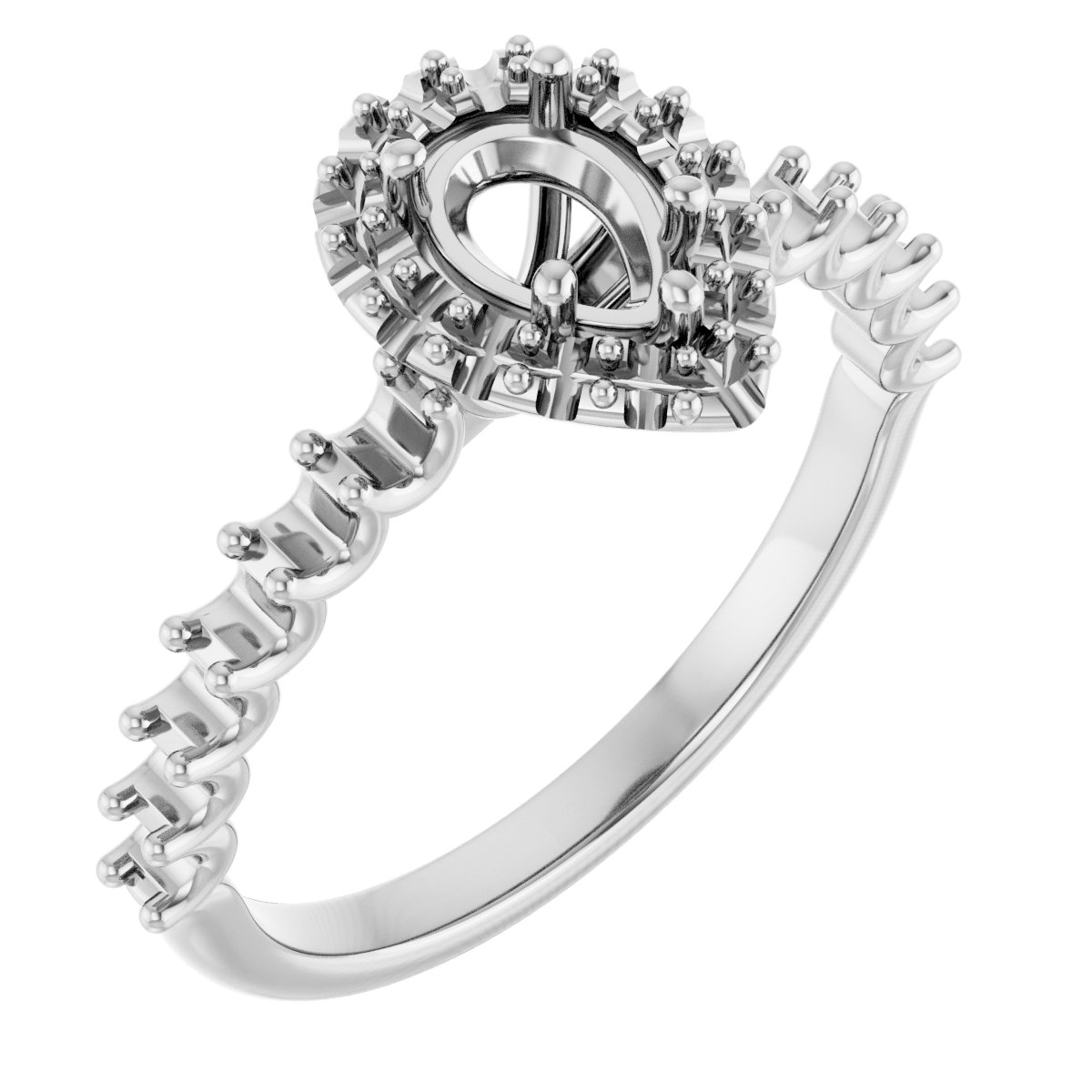 Halo-Style Engagement Ring