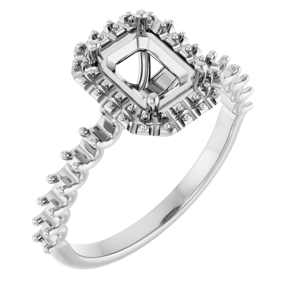 Halo-Style Engagement Ring