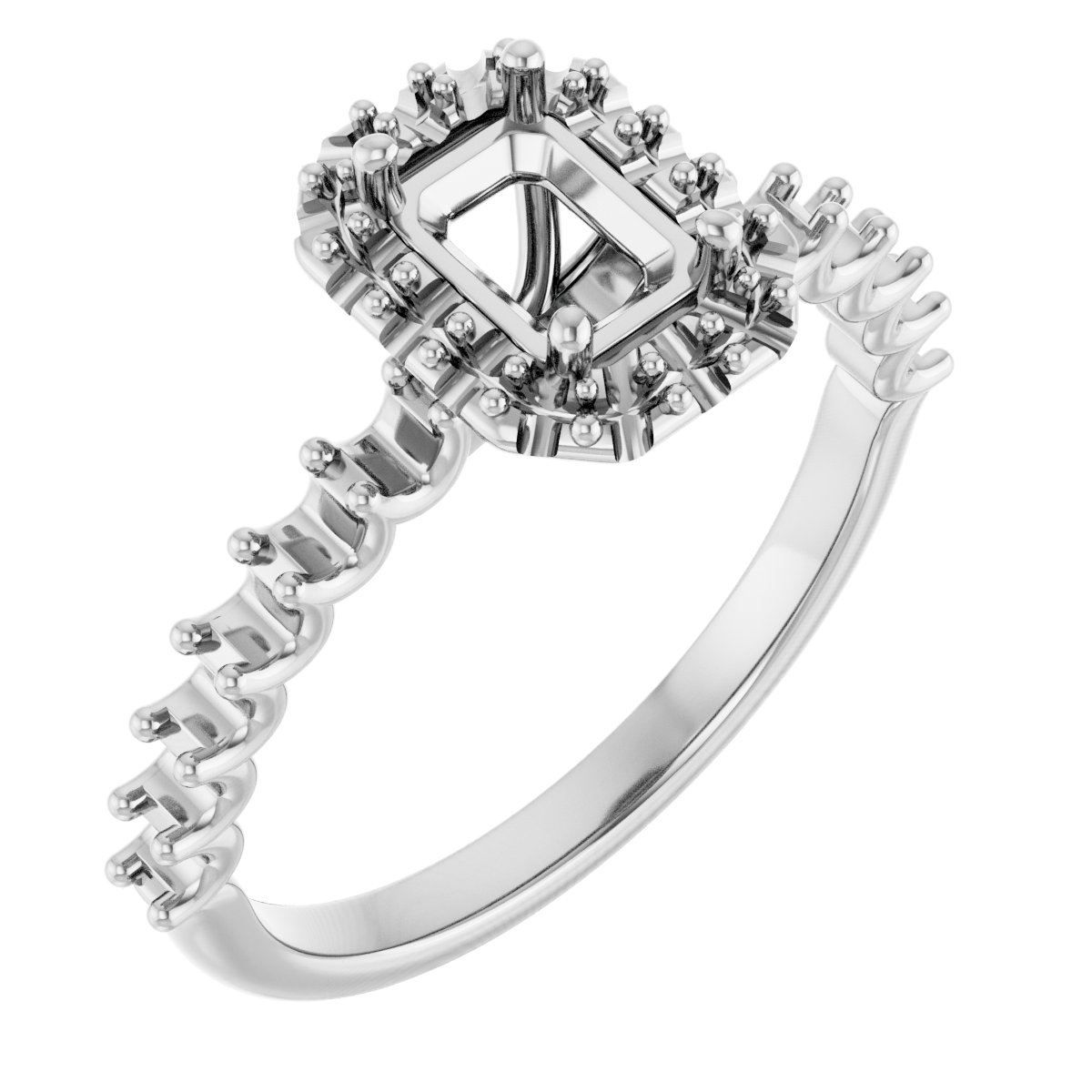 Halo-Style Engagement Ring