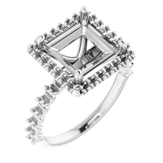 Halo-Style Engagement Ring