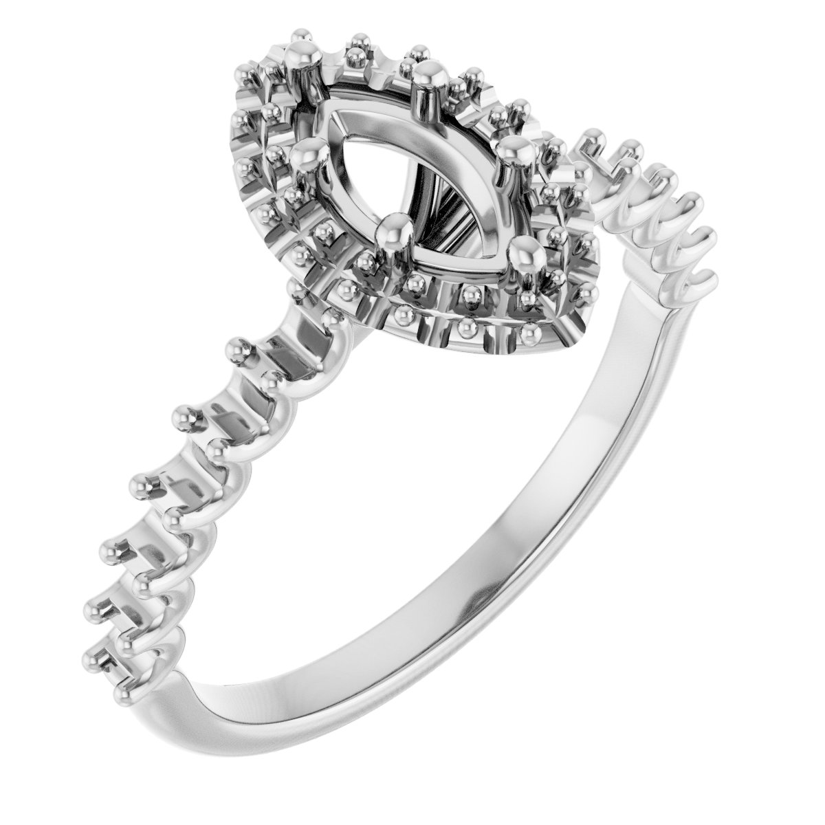Halo-Style Engagement Ring