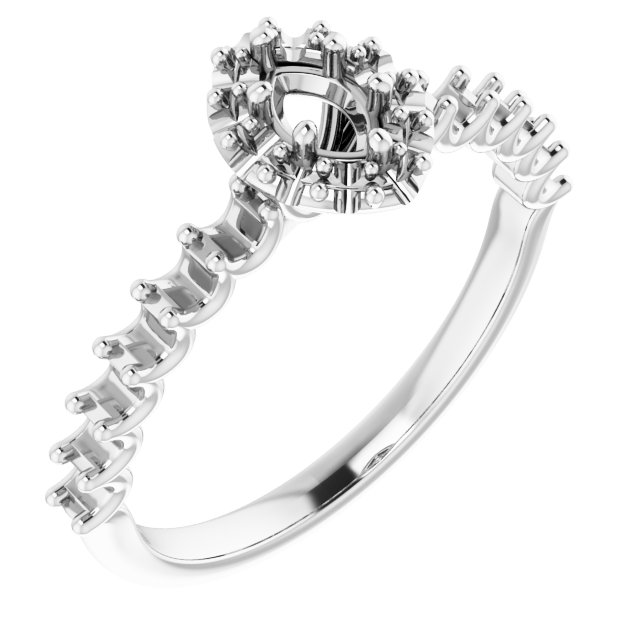 Halo-Style Engagement Ring