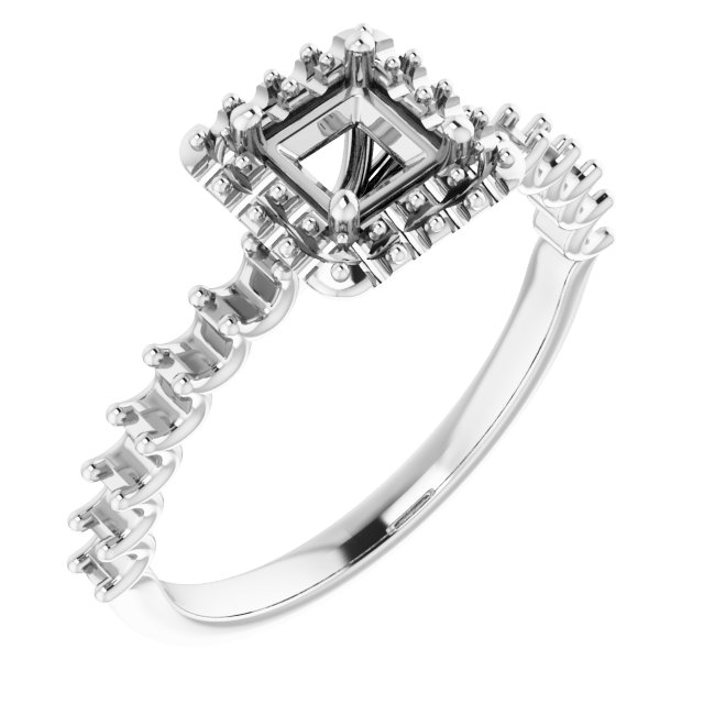 Halo-Style Engagement Ring