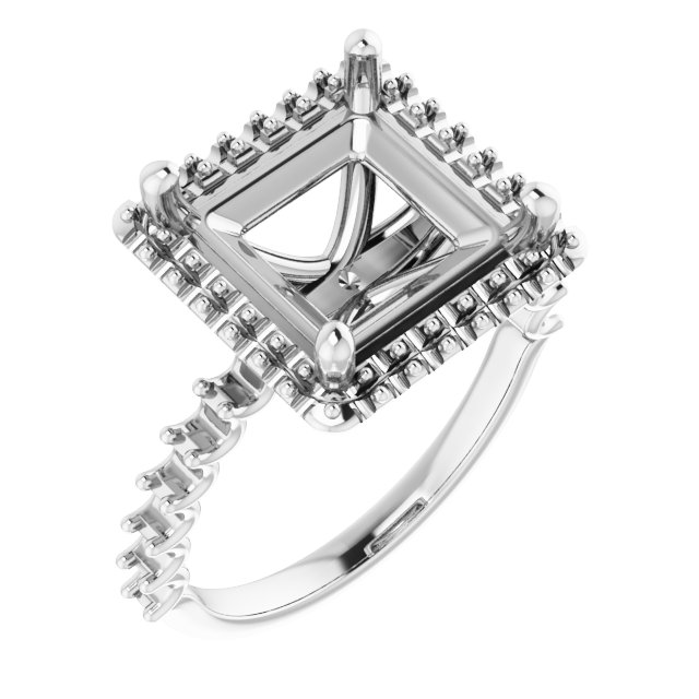 Halo-Style Engagement Ring