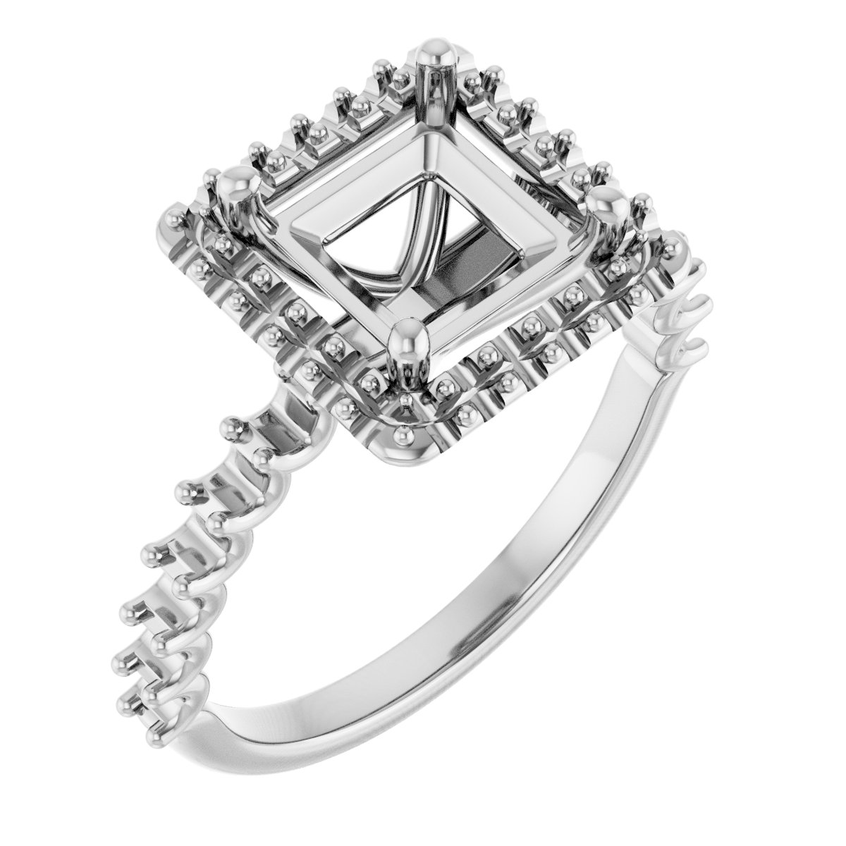 Halo-Style Engagement Ring