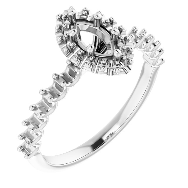 Halo-Style Engagement Ring