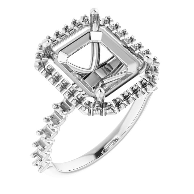Halo-Style Engagement Ring