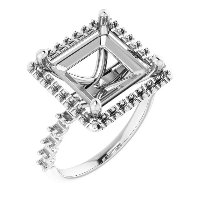 Halo-Style Engagement Ring