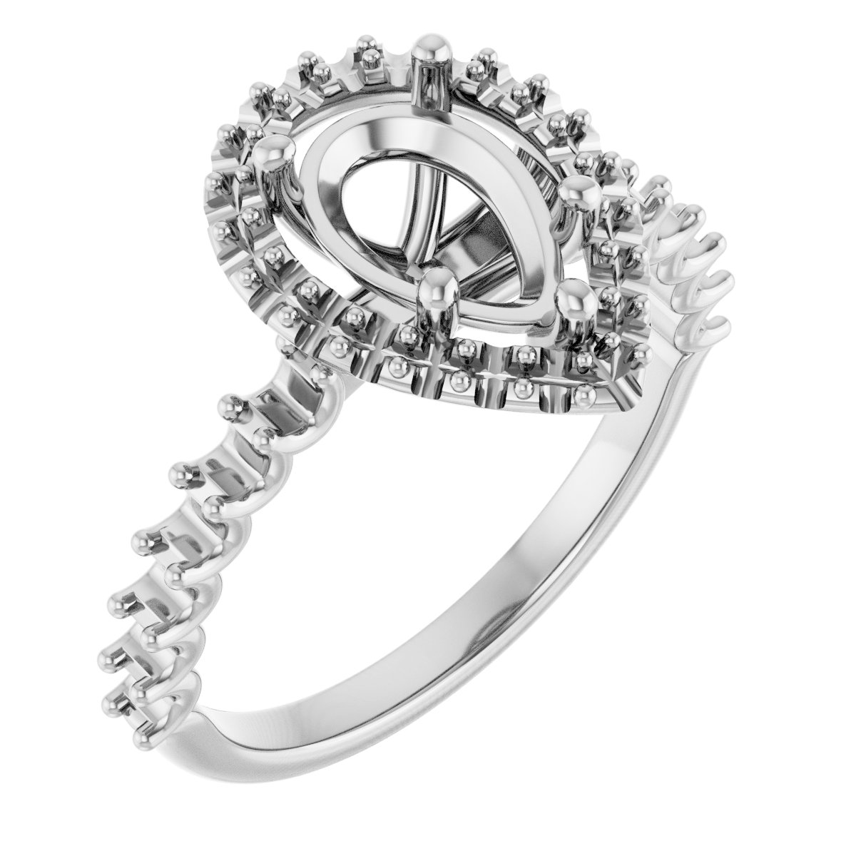 Halo-Style Engagement Ring