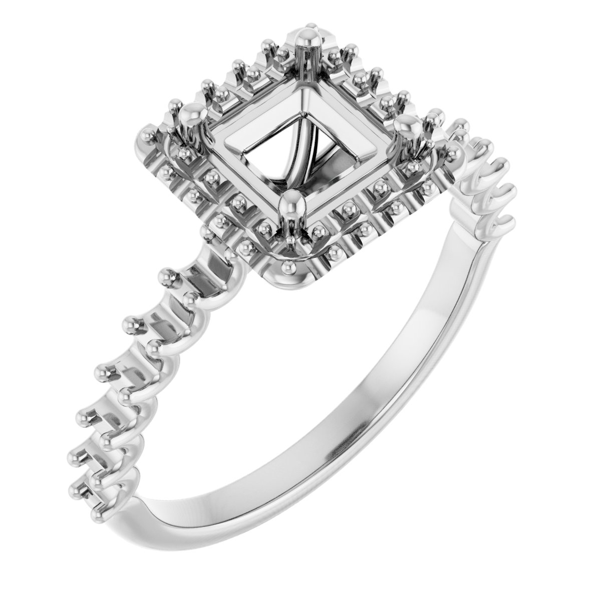Halo-Style Engagement Ring