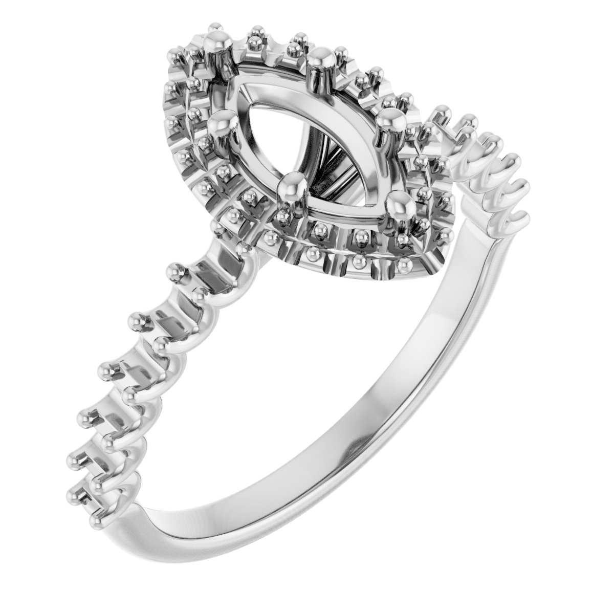 Halo-Style Engagement Ring