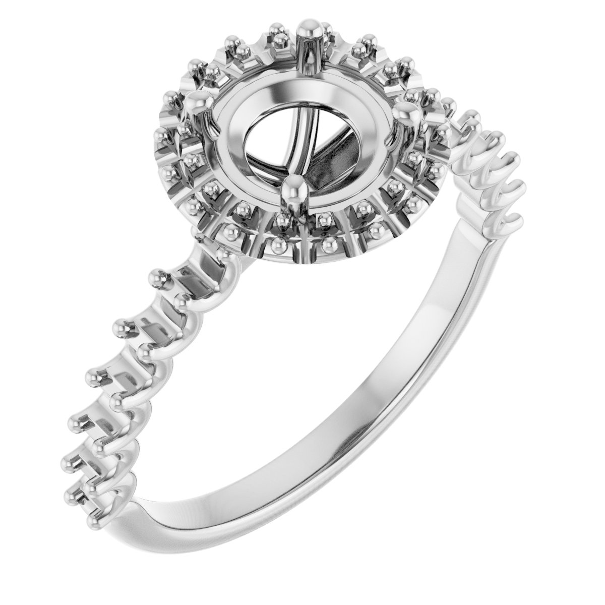 Halo-Style Engagement Ring