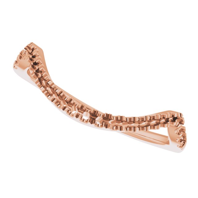 14K Rose 1/6 CTW Diamond Band for 5.2 mm Ring