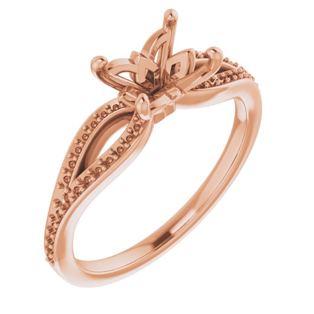 Accented Engagement Ring or Band