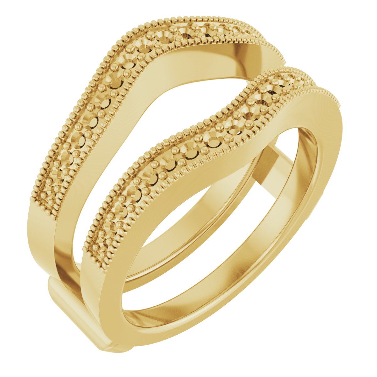 14K Yellow .33 CTW Diamond Ring Guard Ref 1880423