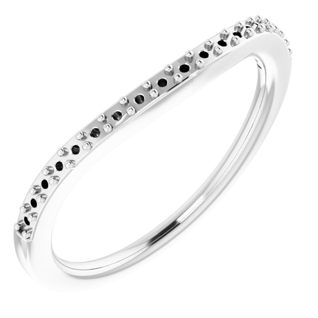 14K White 1/5 CTW Diamond Matching Band  