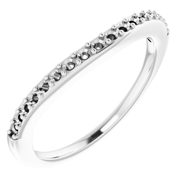 14K White 1/4 CTW Diamond Matching Band  