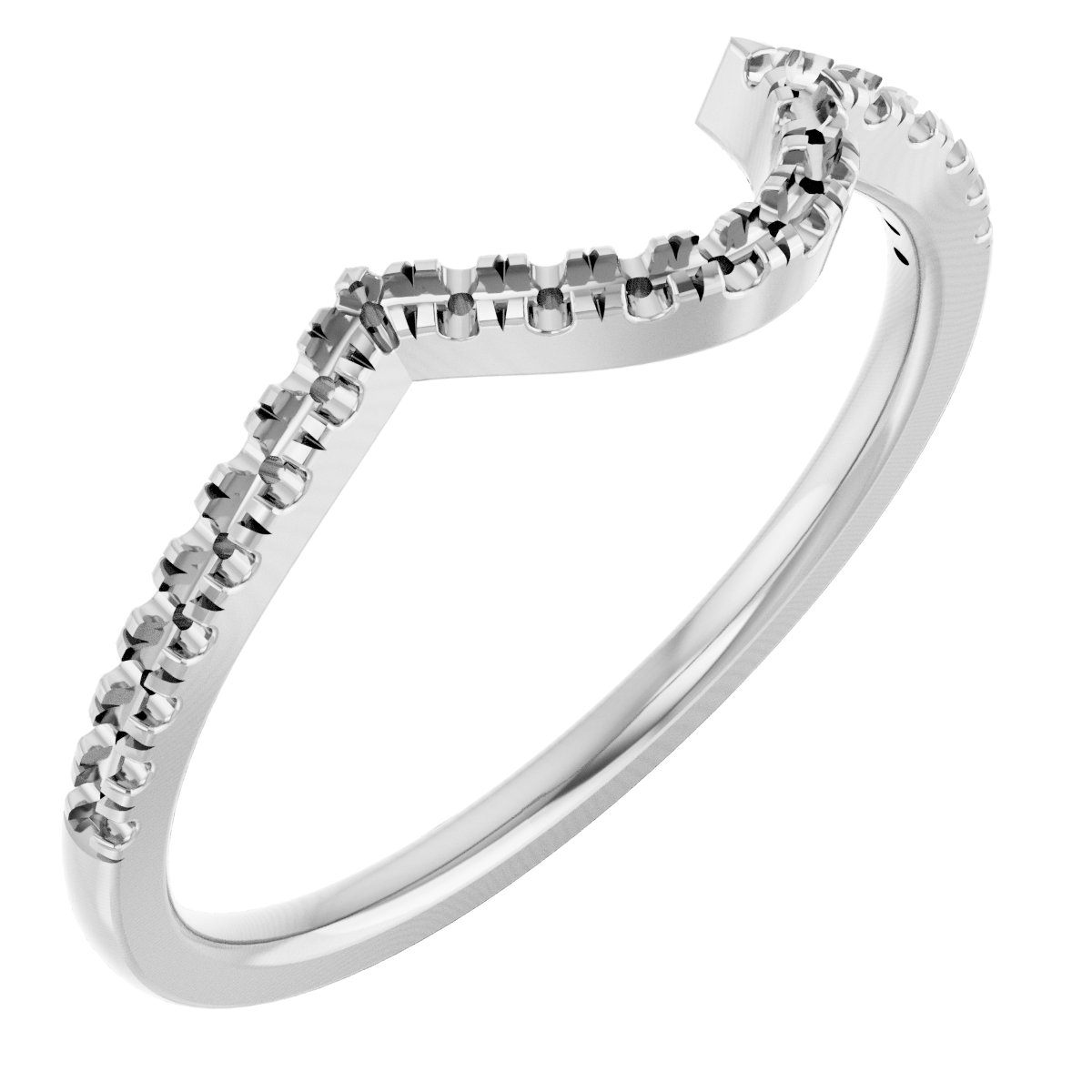 Two-Stone Bypass Engagement Ring or Band