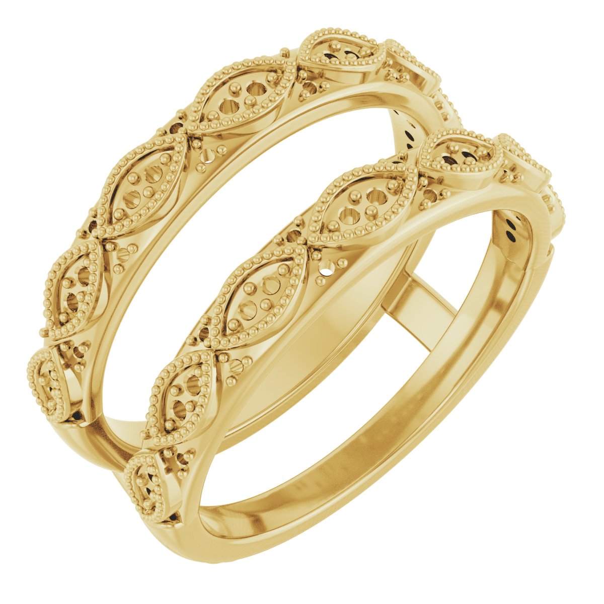 14K Yellow .25 CTW Diamond Ring Guard Ref 12893650