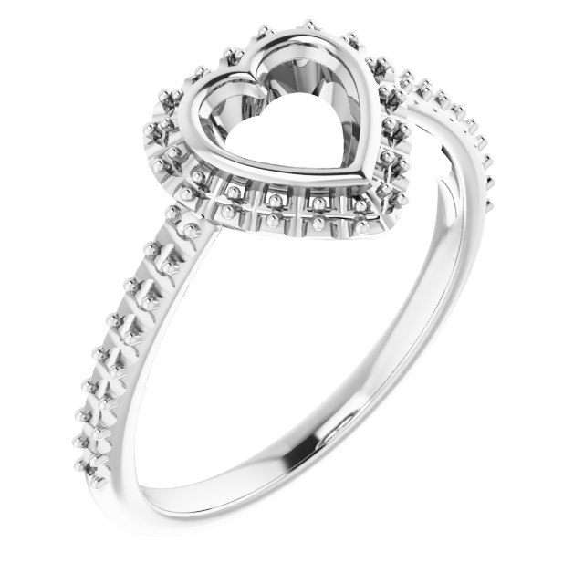 Bezel-Set Halo-Style Engagement Ring