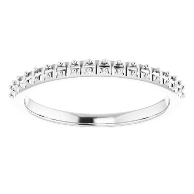 Band Mounting for 5x5 mm Heart Ring view 3