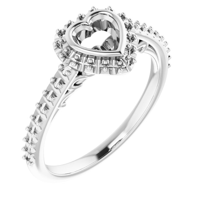 Bezel-Set Halo-Style Engagement Ring