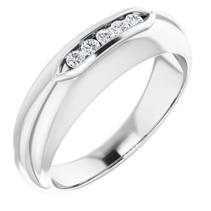 Wedding Bands | Channel-Set Band
