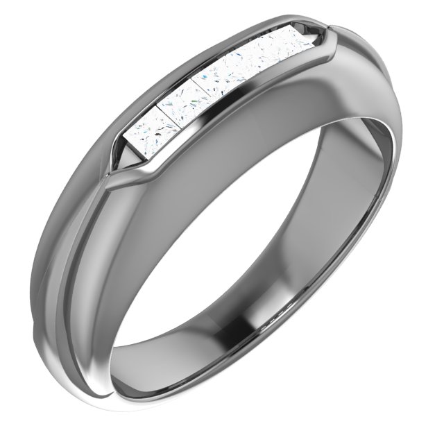 Platinum .33 CTW Diamond Mens Ring Ref 14419850