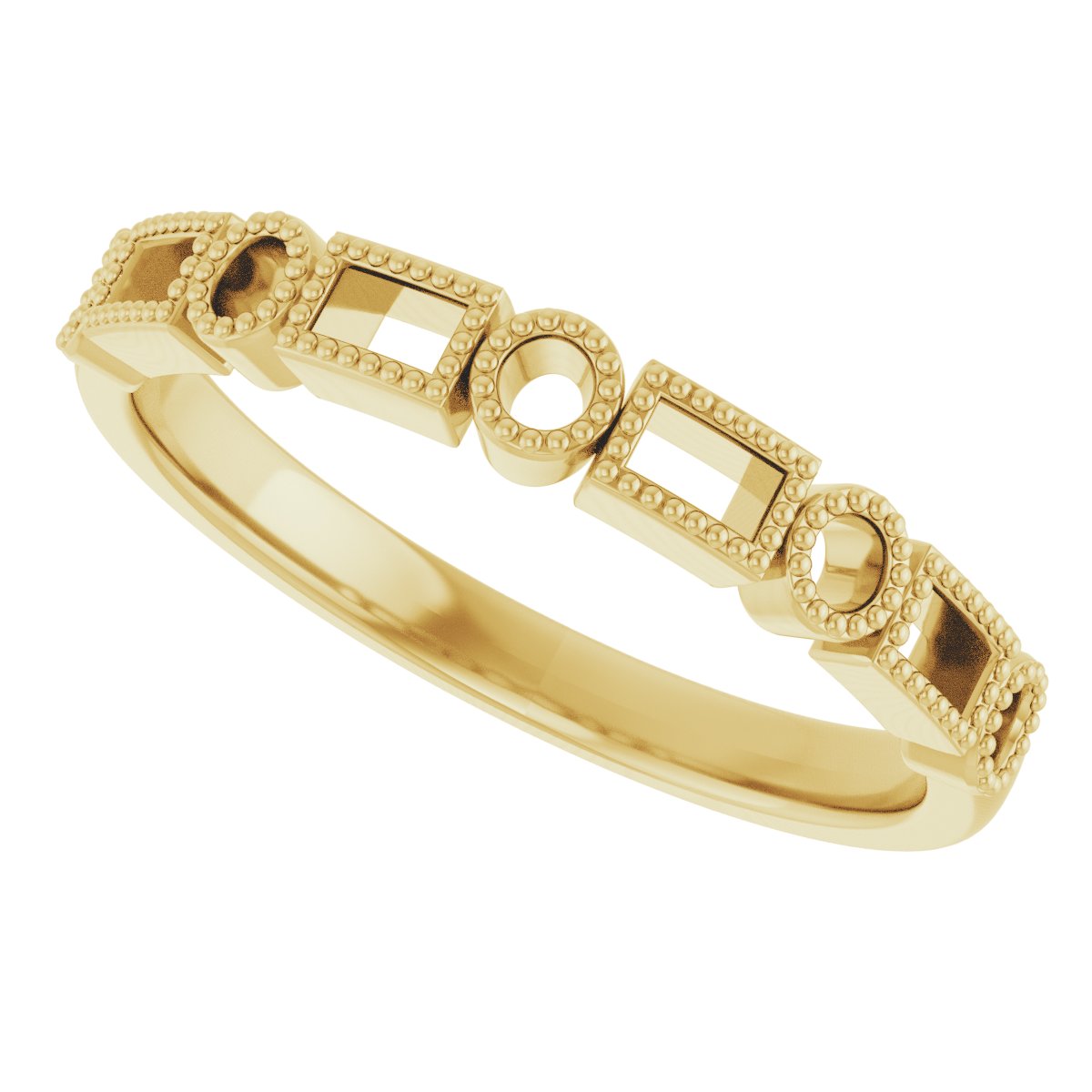 14K Yellow 1/4 CTW Diamond Anniversary Band