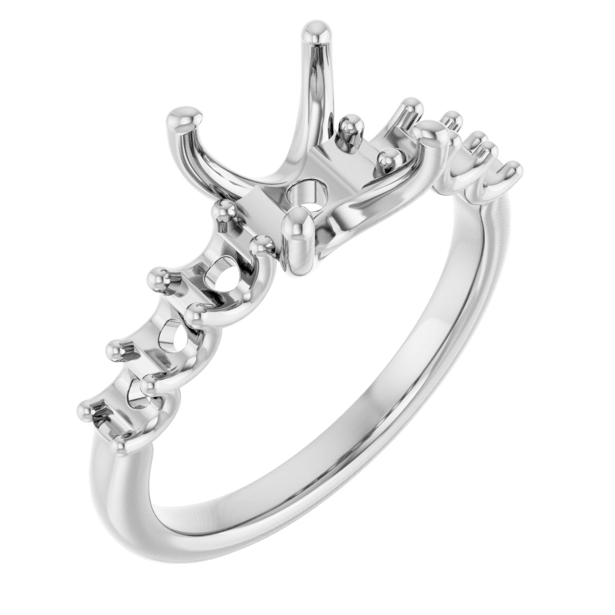 Accented Engagement Ring