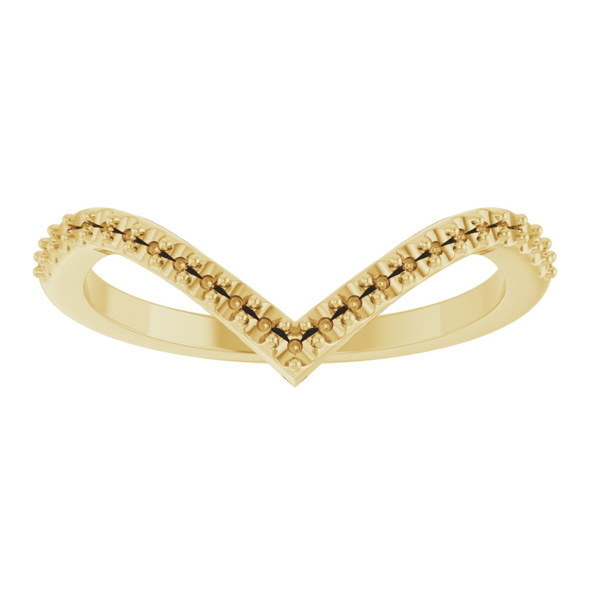 14K Yellow Gold 1/5 CTW Natural Diamond Band 