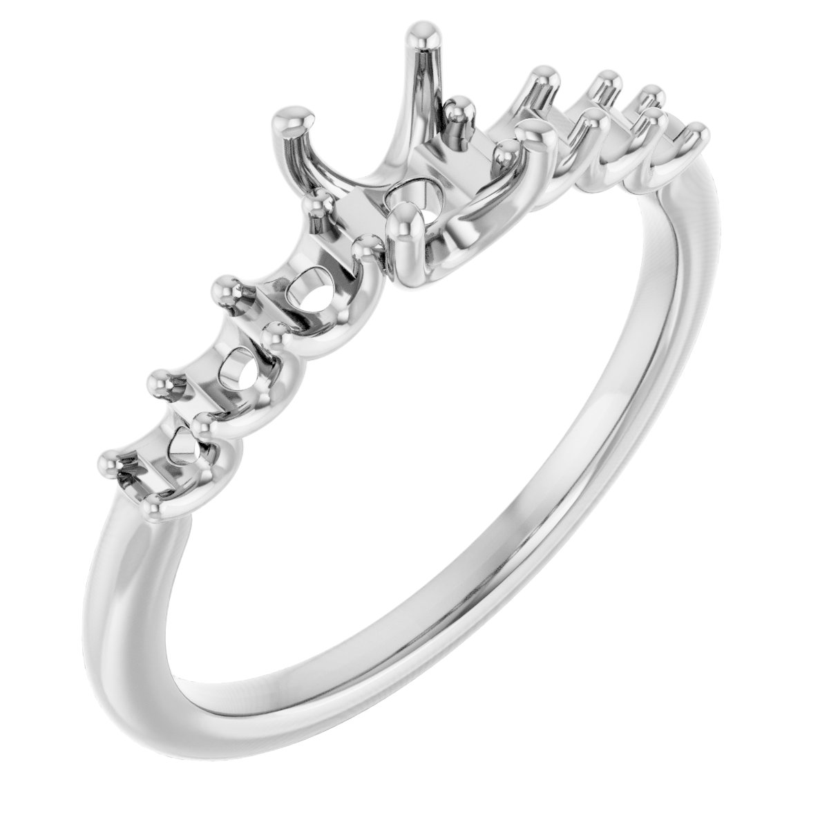 Accented Engagement Ring