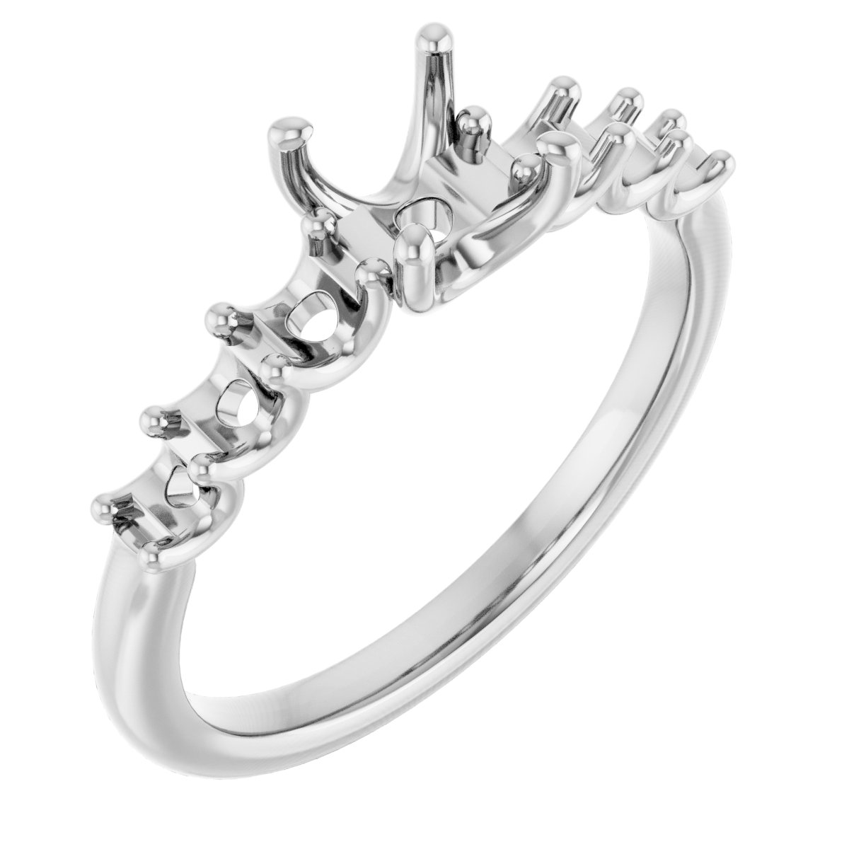 Accented Engagement Ring