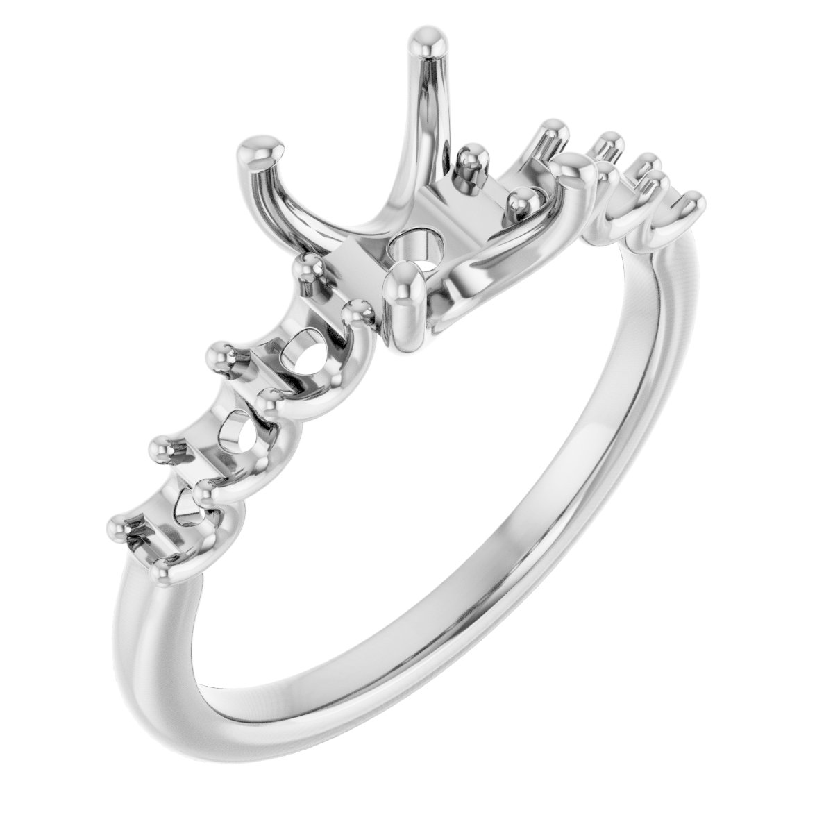 Accented Engagement Ring