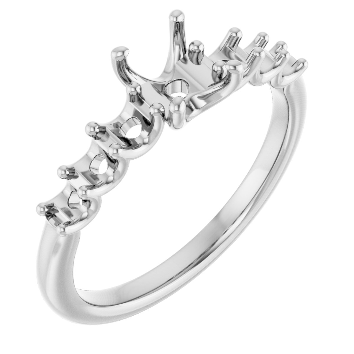 Accented Engagement Ring