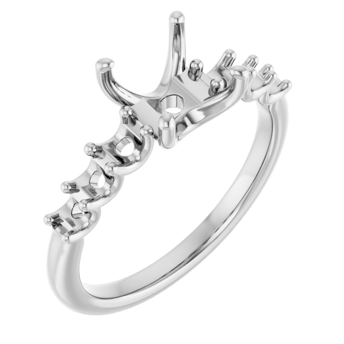 Accented Engagement Ring