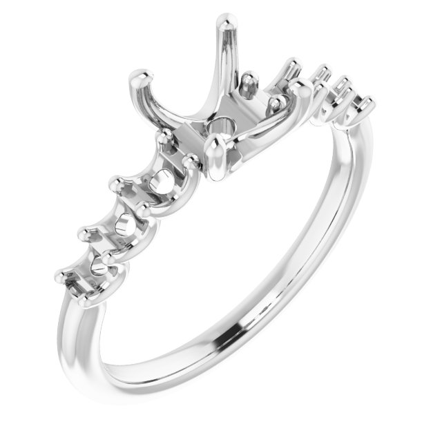 Accented Engagement Ring