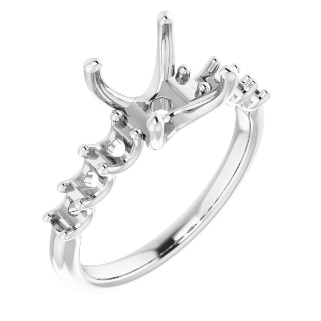 Accented Engagement Ring