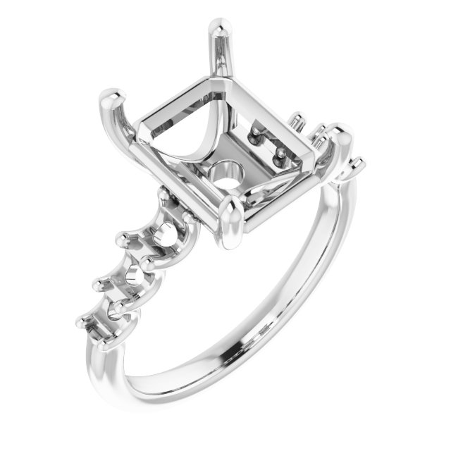 Accented Engagement Ring
