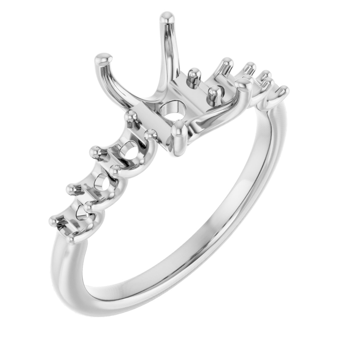 Accented Engagement Ring