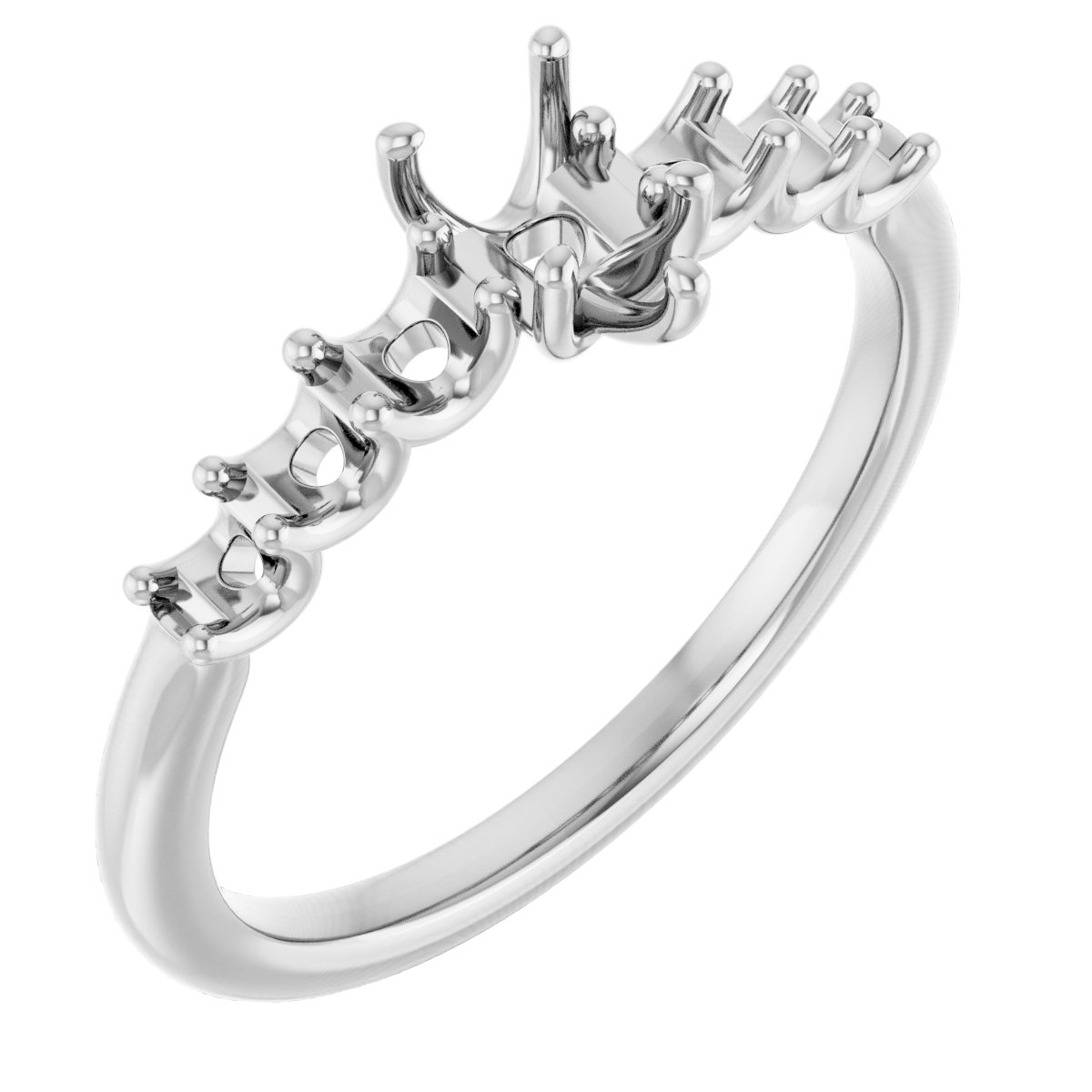 Accented Engagement Ring