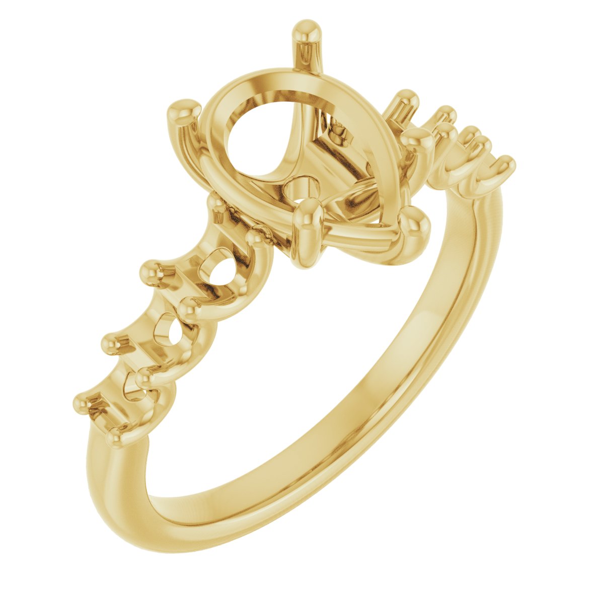 Accented Engagement Ring
