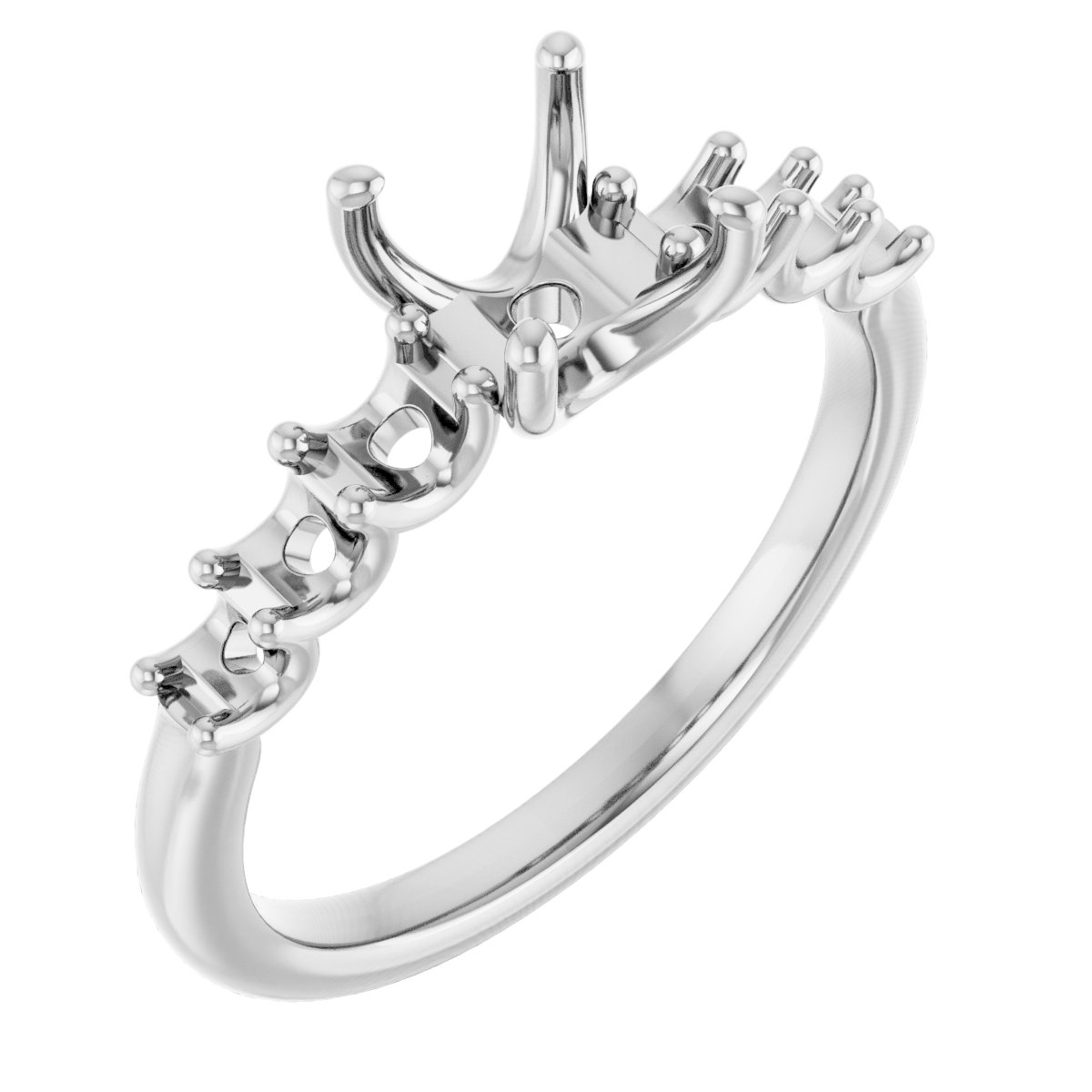 Accented Engagement Ring
