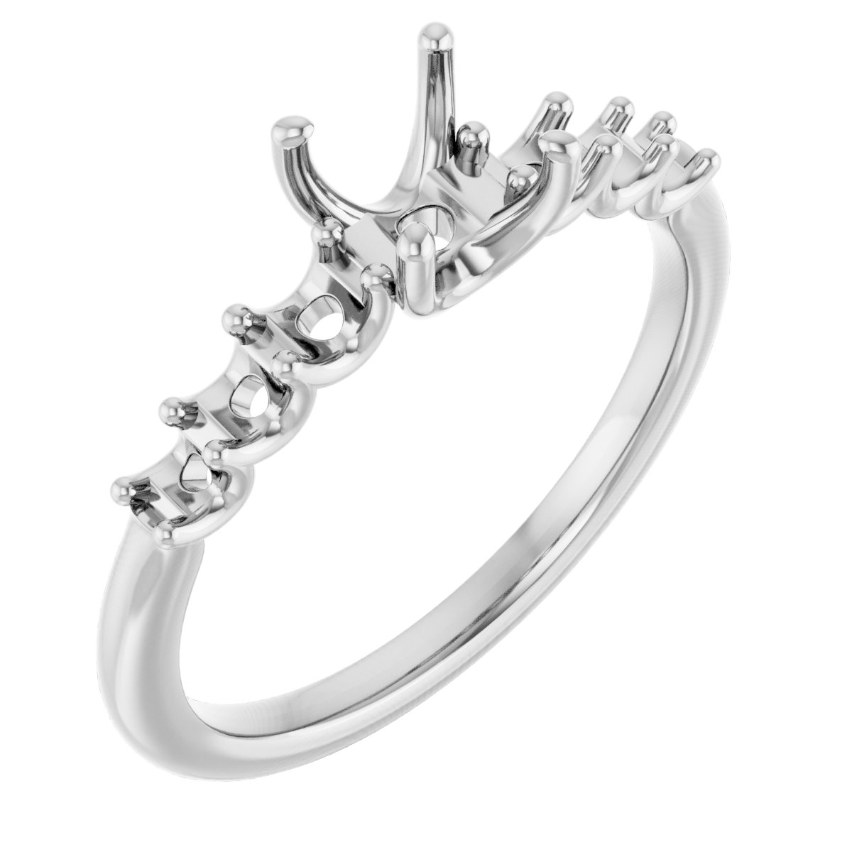 Accented Engagement Ring