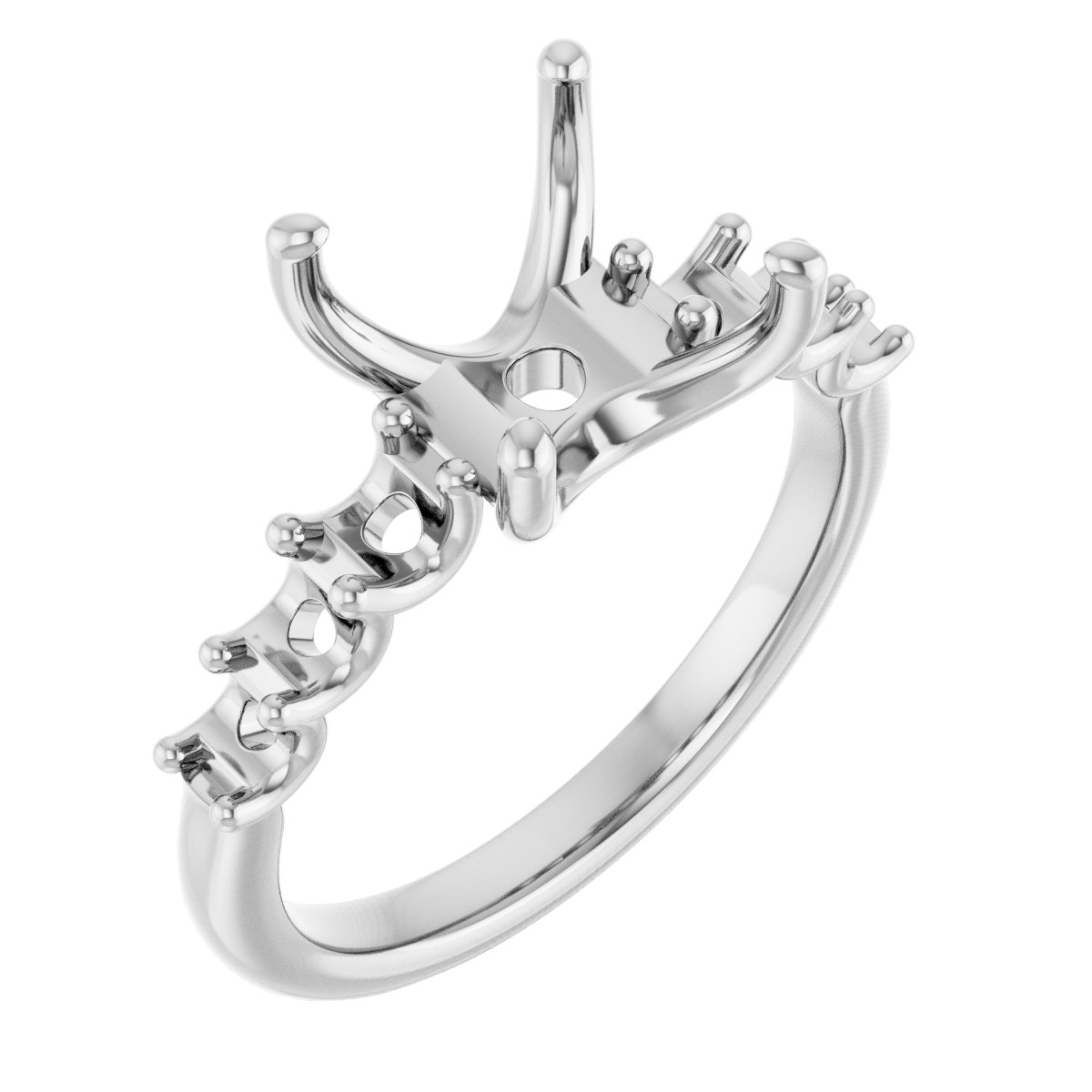 Accented Engagement Ring